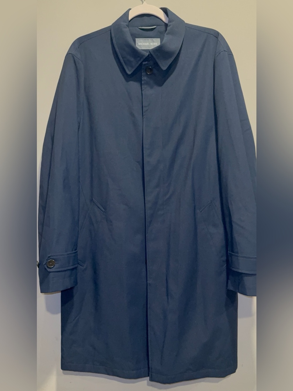 Michael Kors Men's Dark Navy Trench Coat